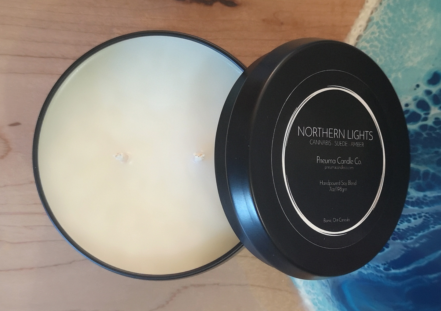 Northern Lights - 7oz Soy Blend Hand Crafted Candle